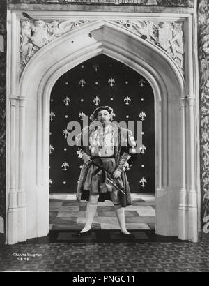 Original Film Titel: DAS PRIVATE LEBEN VON HENRY VIII. Englischer Titel: DAS PRIVATE LEBEN VON HENRY VIII. Jahr: 1933. Regie: Alexander Korda. Stars: ENRIQUE VIII DE INGLATERRA; Charles Laughton. Quelle: UNITED ARTISTS/Album Stockfoto