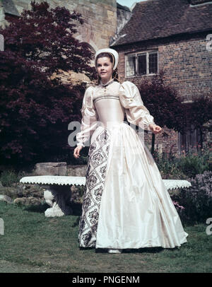 Original Film Titel: ANNE DER TAUSEND TAGE. Englischer Titel: ANNE DER TAUSEND TAGE. Jahr: 1969. Regie: CHARLES JARROTT. Stars: Anne Boleyn; GENEVIEVE BUJOLD. Quelle: UNIVERSAL PICTURES/Album Stockfoto