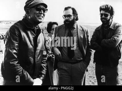 Original Film Titel: KAGEMUSHA. Englischer Titel: KAGEMUSHA SCHATTEN Krieger. Jahr: 1980. Regie: Akira Kurosawa. Stars: Akira KUROSAWA; Francis Ford Coppola; George Lucas. Credit: TOHO/Album Stockfoto