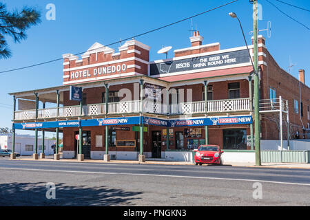 Hotel dunedoo, NSW, Australien. Stockfoto