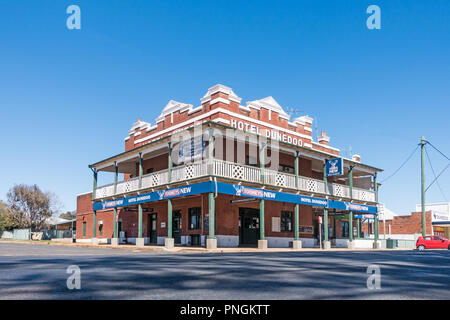 Dunedoo Hotel, zentrale Westen von New South Wales in Australien. Stockfoto