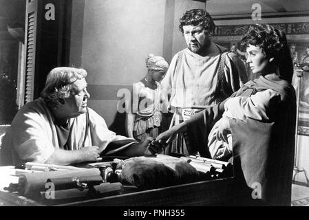 Original Film Titel: Spartacus. Englischer Titel: Spartacus. Jahr: 1960. Regie: STANLEY KUBRICK. Stars: PETER USTINOV, Jean Simmons, Charles Laughton. Credit: BRYNA/Universal/Album Stockfoto