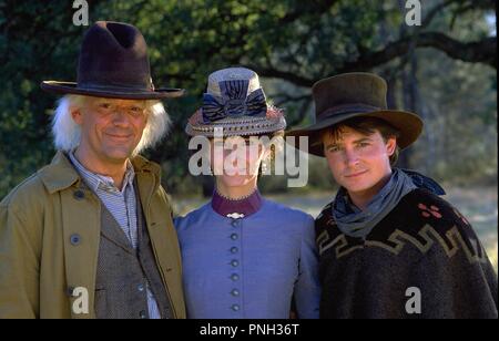 Original Film Titel: ZURÜCK IN DIE ZUKUNFT TEIL III. Englischer Titel: ZURÜCK IN DIE ZUKUNFT TEIL III. Jahr: 1990. Regie: Robert Zemeckis. Stars: Christopher Lloyd, MARY STEENBURGEN; Michael J.. Quelle: UNIVERSAL PICTURES/Album Stockfoto