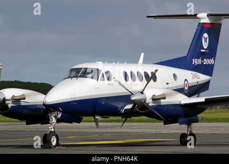 RAF Beechcraft Super King Air B200 Stockfoto