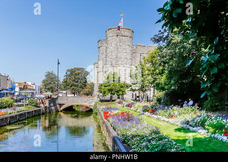 Westgate Towers, Canterbury, England, Großbritannien Stockfoto