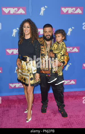 2018 MTV Video Music Awards in der Radio City Music Hall - Anreise mit: Nicole Tuck, Tuck Asahd DJ Khaled, Khaled Wo: New York, New York, United States Wann: 20 Aug 2018 Quelle: WENN.com Stockfoto