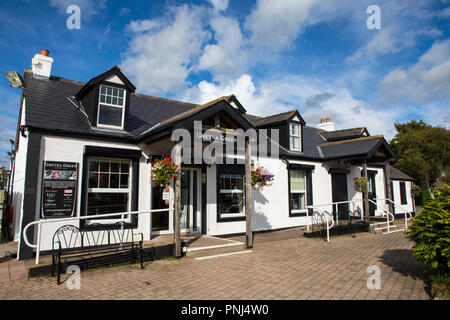 Gretna Green, Schottland - 24. August 2018: Gretna Green Village in Schottland - das Dorf ist berühmt für Runaway Hochzeiten. Stockfoto