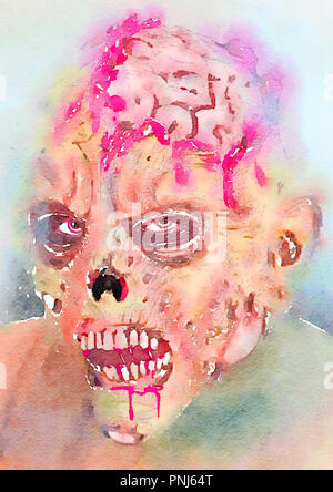 Zombie undead Abbildung Stockfoto