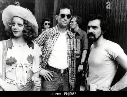 Original Film Titel: Taxi Driver. Englischer Titel: Taxi Driver. Jahr: 1976. Regie: Martin Scorsese. Stars: JODIE FOSTER; Martin Scorsese und ROBERT DE NIRO. Quelle: Columbia Pictures/Album Stockfoto