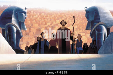 Original Film Titel: Der Prinz von Ägypten. Englischer Titel: Der Prinz von Ägypten. Jahr: 1998. Regie: Simon Wells, BRENDA CHAPMAN, STEVE HICKNER. Stars: MOISES. Quelle: DREAMWORKS/Album Stockfoto