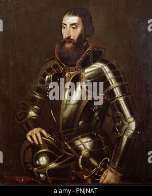 Ferdinand I. von Österreich (1503-1564). Kaiser des Heiligen Römischen Reiches. Hasburg Dynastie. Madrid, Kloster der Royal barfuß Nonnen (Convento de las Descalzas Reales). Thema: MOR, Antonis. Lage: DESCALZAS REALES - coleccion. MADRID. Spanien. Stockfoto