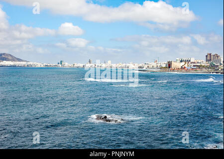 Blick vom Mirador El Atlante in Las Palmas, Gran Canaria, Spanien Stockfoto