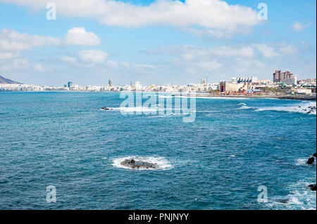 Las Palmas, Gran Canaria, Spanien - 04. Januar 2018. Blick vom Mirador El Atlante in Las Palmas, Gran Canaria, Spanien Stockfoto