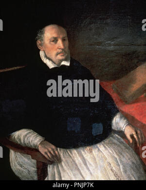 Diego Deza (1443-1523). Spanische Theologe und inquisitor. Portrait (Detail) von Francisco Zurbaran. Prado Museum. Madrid. Spanien. Stockfoto