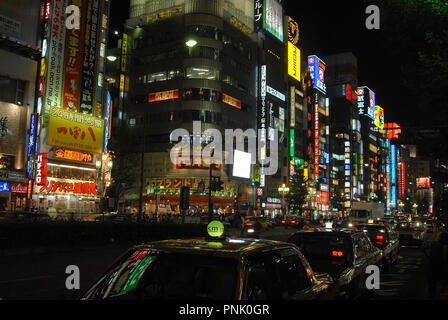 Straßen von Shinjuku, Tokyo Stockfoto