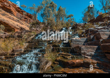 Fortescue falls, Dales Gorge Karijini National Park, Western Australia Stockfoto