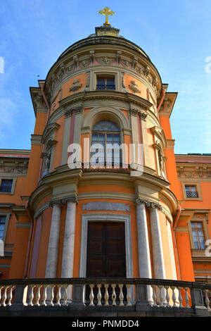 St Michael's Castle (westliche Fassade). Sankt Petersburg, Russland Stockfoto