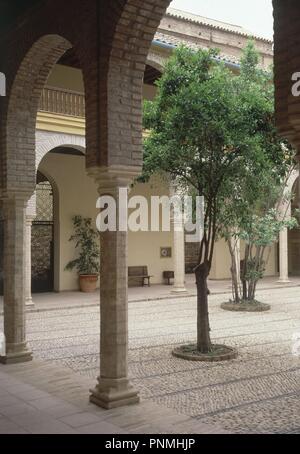 CORDOBA Palacio Congresos y Exposiciones DESDE 1980 - ANTIGUO HOSPITAL DE SAN SEBASTIAN, CONSTRUIDO EN EL S. XVI. Lage: Palacio de Congresos y Exposiciones. Spanien. Stockfoto