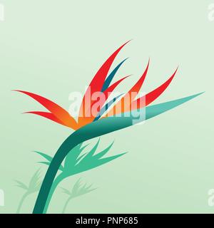 Lotus Flower Paradise Illustration Vektor Hintergrund Grafik Design Vorlage Stock Vektor