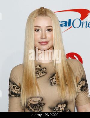 Las Vegas, USA. . 21 Sep, 2018. Iggy Azalea in der Ankunftshalle für 2018 iHeartRadio Music Festival und tagsüber Stadium - FR2, T-Mobile Arena, Las Vegas, NV 21. September 2018. Credit: JA/Everett Collection/Alamy leben Nachrichten Stockfoto