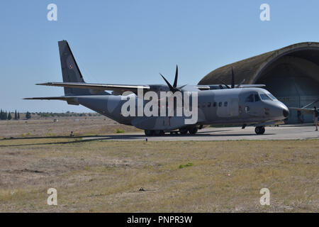 Athen, Griechenland, 22. September, 2018. Statische Ausstellung, Tanagra Airforce Base, Griechenland. Credit: Angelos Theofilatos/Alamy Leben Nachrichten. Stockfoto