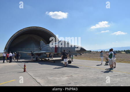 Athen, Griechenland, 22. September, 2018. Statische Ausstellung, Tanagra Airforce Base, Griechenland. Credit: Angelos Theofilatos/Alamy Leben Nachrichten. Stockfoto