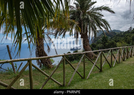 Nordküste von Madeira, Santana Dorf Stockfoto