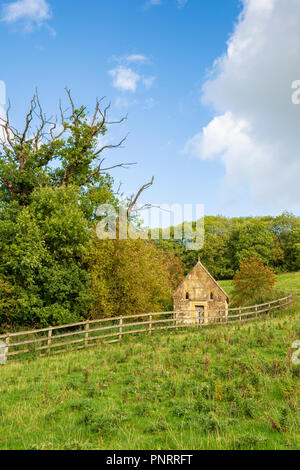 St Kenelm des heiligen Brunnen in der Nähe von Winchcombe, Cotswolds, Gloucestershire, England Stockfoto