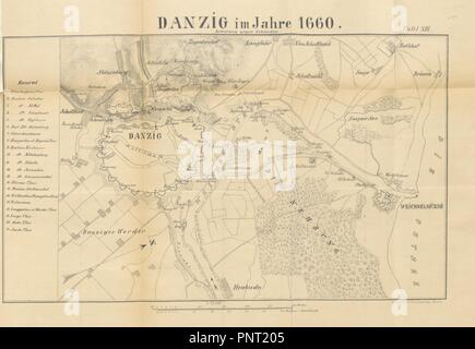 Bild von Seite 547 "der Festungen Danzig und Weichselmünde bis zum Jahre 1814, in Verbindung mit der Kriegsgeschichte der Freien Stadt Danzig. Mit. Plänen, etc.". Stockfoto