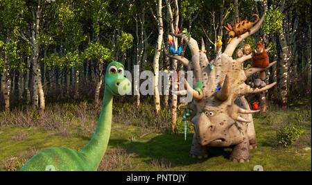 Original Film Titel: die guten Dinosaurier. Englischer Titel: die guten Dinosaurier. Jahr: 2015. Regie: PETER SOHN. Credit: Pixar Animation Studios / WALT DISNEY PICTURES/Album Stockfoto