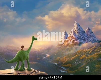 Original Film Titel: die guten Dinosaurier. Englischer Titel: die guten Dinosaurier. Jahr: 2015. Regie: PETER SOHN. Credit: Pixar Animation Studios / WALT DISNEY PICTURES/Album Stockfoto