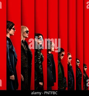 Original Film Titel: OCEAN'S 8. Englischer Titel: OCEAN'S 8. Jahr: 2018. Regie: Gary Ross. Stars: Helena Bonham Carter, Anne Hathaway; SANDRA BULLOCK; Sarah Paulson; RIHANNA; Mindy Kaling; AWKWAFINA. Credit: RÄUCHEREI BILDER/VILLAGE ROADSHOW PICTURES/Album Stockfoto