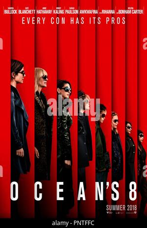 Original Film Titel: OCEAN'S 8. Englischer Titel: OCEAN'S 8. Jahr: 2018. Regie: Gary Ross. Credit: RÄUCHEREI BILDER/VILLAGE ROADSHOW PICTURES/Album Stockfoto