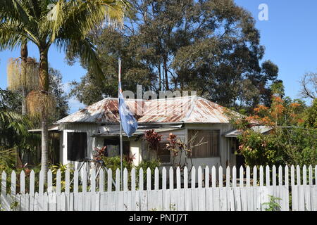 Weatherboard bungalow, Johns Fluß, NSW, Australien Stockfoto