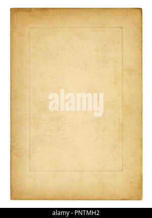 Vintage Photo Paper - (clipping path enthalten) Stockfoto