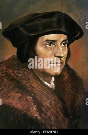 Thomas More (1478-1535). Englischer Jurist, Philosoph, Autor, Staatsmann und Humanist. Stockfoto