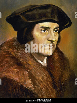 Thomas More (1478-1535). Englischer Jurist, Philosoph, Autor, Staatsmann und Humanist. Stockfoto