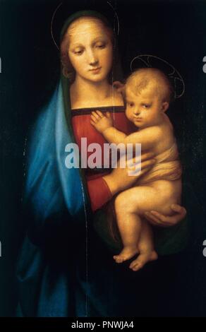 Raffael (1483-1520). Italienischer Maler der Hochrenaissance. Madonna del Granduca. 1504-1505. Palazzo Pitti. Florenz. Italien. Stockfoto