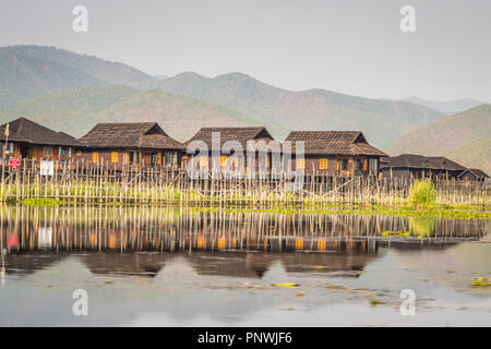 Inle See in Myanmar Stockfoto