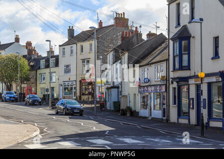 Isle of Portland Dorf easton High Street, Gärten, Memorial, in der Nähe von Weymouth, Dorset, England, Großbritannien Stockfoto