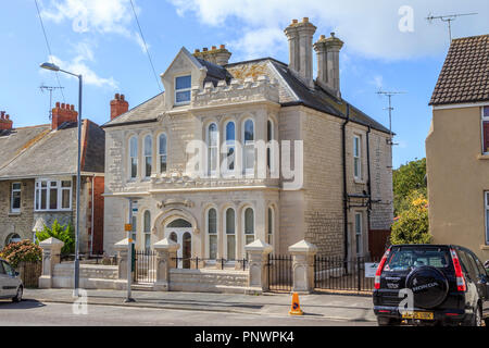 Isle of Portland wunderlichen Eigenschaften von Portland Stein abgebaut, Lokal, in der Nähe von Weymouth, Dorset, England, Großbritannien Stockfoto