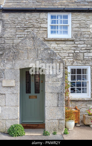 Isle of Portland wunderlichen Eigenschaften von Portland Stein abgebaut, Lokal, in der Nähe von Weymouth, Dorset, England, Großbritannien Stockfoto