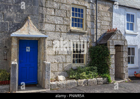 Isle of Portland wunderlichen Eigenschaften von Portland Stein abgebaut, Lokal, in der Nähe von Weymouth, Dorset, England, Großbritannien Stockfoto