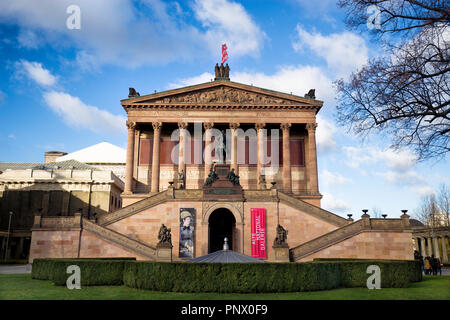 Alte nationale Galerie in Berlin, Deutschland Stockfoto