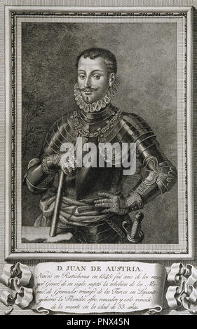 John von Österreich (1547 – 1578). Unehelicher Sohn des Emperor Charles v.. Stockfoto