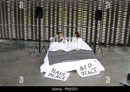 Serpentine Galerien Arbeiten Marathon 2018 Stockfoto