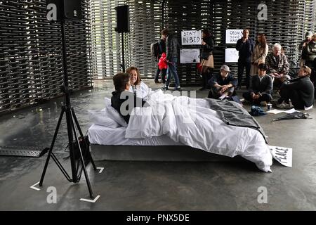 Serpentine Galerien Arbeiten Marathon 2018 Stockfoto