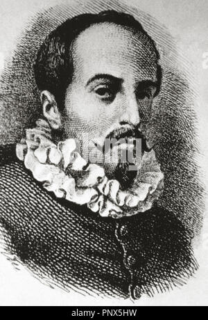 Juan Ruiz de Alarco'n y Mendoza (1581-1639). Novohispanic Dramatiker des Goldenen Zeitalters. In Spanien (Moderne Mexiko) geboren. Stockfoto