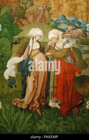 Die Visitation. XVI Jahrhundert. Master of Science kommt es von Selmecba' nya. Jahr 1506. Ungarische Nationalgalerie. Budapest. Ungarn. Stockfoto