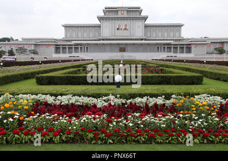 Sonnenpalastes in Pjöngjang Stockfoto